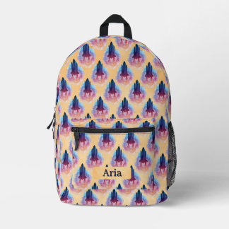 Spaceship Printed Backpack