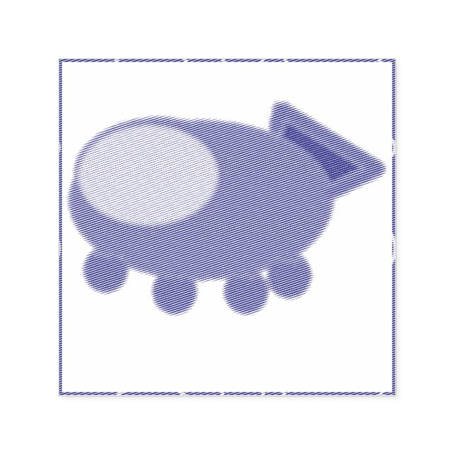 Spaceship Self-inking Stamp (Design)