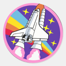 Spaceship Sticker
