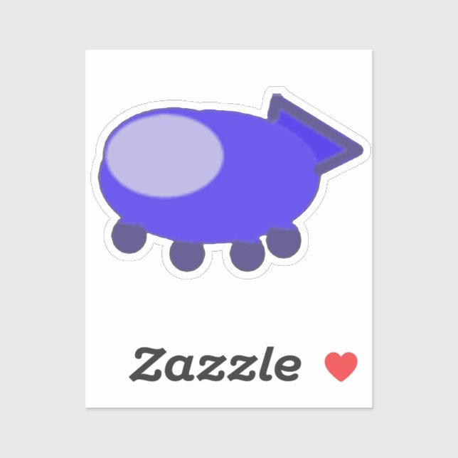 Spaceship Sticker (Sheet)