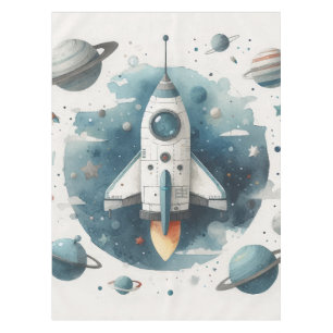 Spaceship Tablecloth