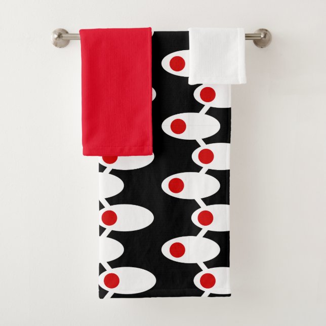 Spaceships  bath towel set (Insitu)