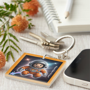 "Spacetime Travel" Key Ring