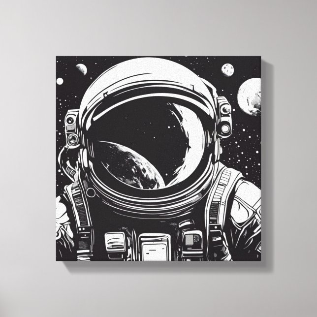 SPACEWALK-EVA 3 CANVAS PRINT (Front)