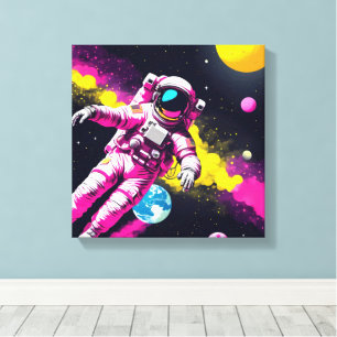 SPACEWALK-EVA 5 CANVAS PRINT