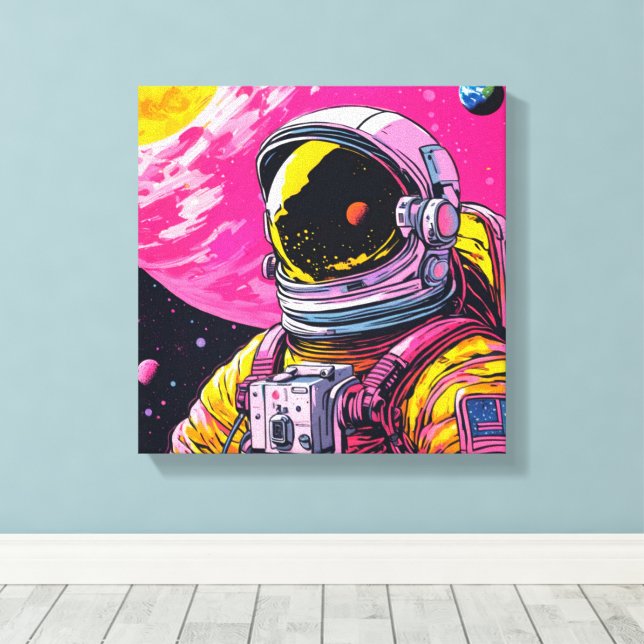 SPACEWALK-EVA 7 CANVAS PRINT (Insitu(Wood Floor))