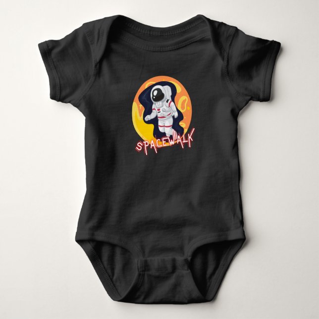 SPACEWALK - SPACE ASTRONAUT BABY BODYSUIT (Front)