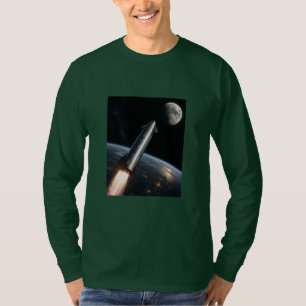 SpaceX Starship Launch   Reusable Rocket T-Shirt
