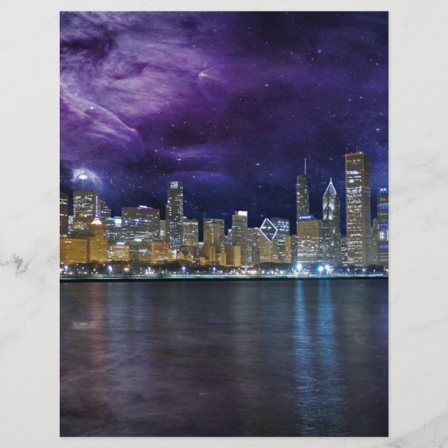 Spacey Chicago Skyline (Front)