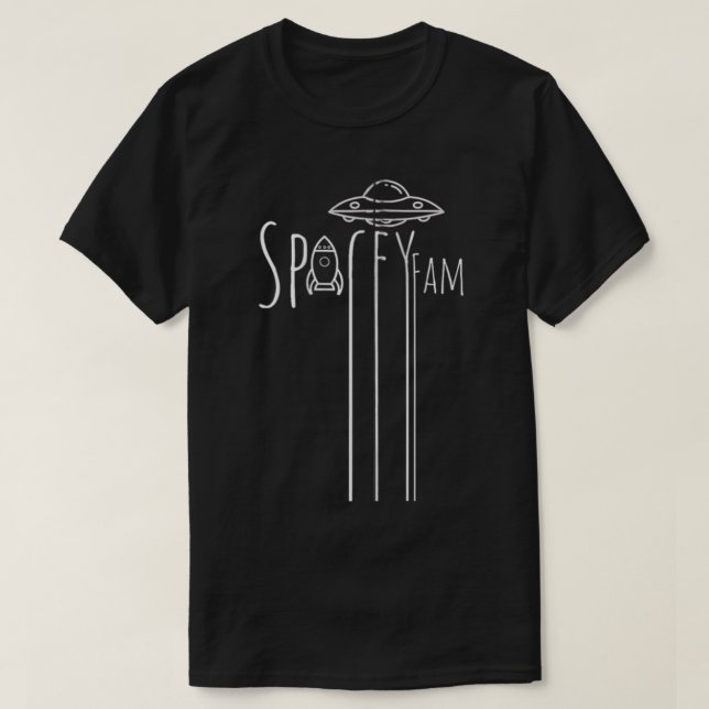 Spacey Fam Zip  T-Shirt (Design Front)