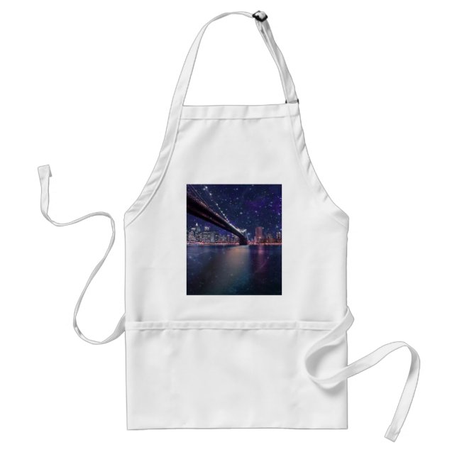 Spacey Manhattan Skyline Standard Apron (Front)