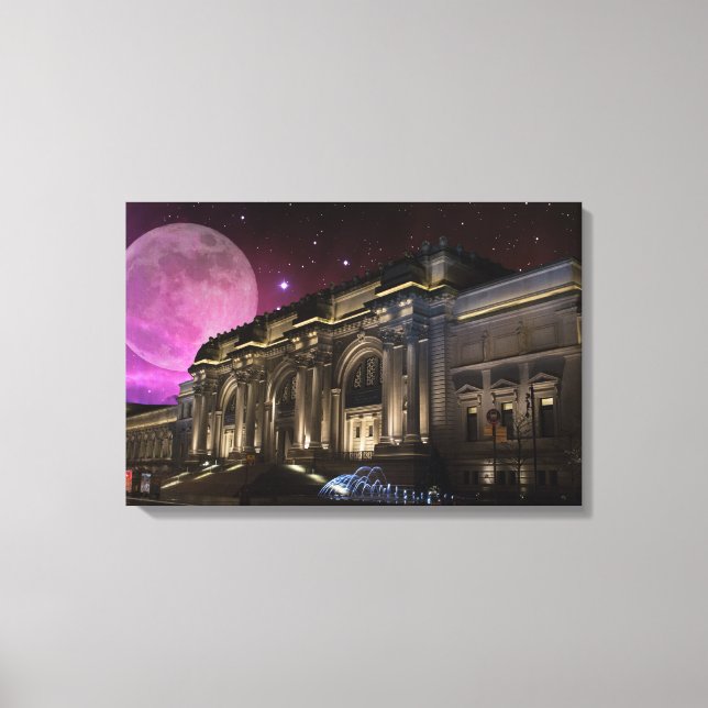 Spacey Metropolitan Museum Canvas Print (Front)