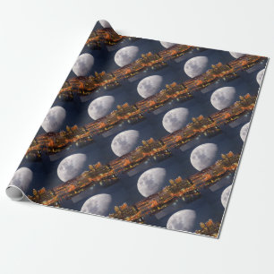 Spacey Pittsburgh Wrapping Paper