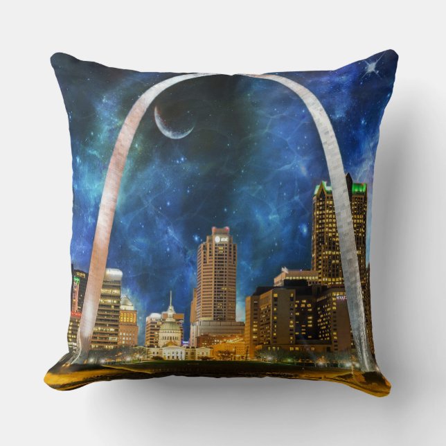 Spacey St. Louis Skyline Cushion (Front)