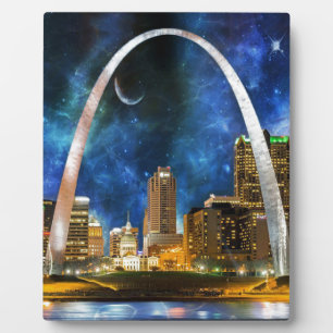 Spacey St. Louis Skyline Plaque