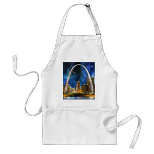 Spacey St. Louis Skyline Standard Apron