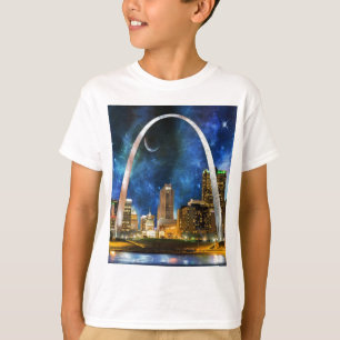 Spacey St. Louis Skyline T-Shirt