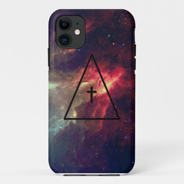 Spacial Cross Case-Mate iPhone Case (Back)