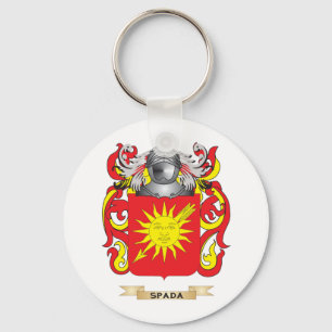 Spada Coat of Arms (Family Crest) Key Ring