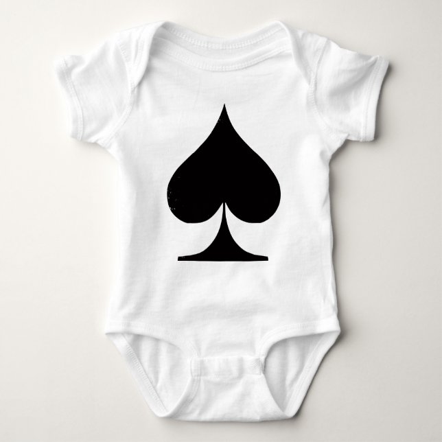 Spade Baby Bodysuit (Front)