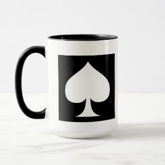Spade Design-black n white Mug