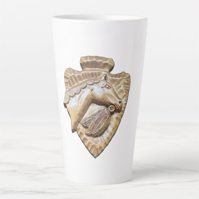 Spade Horsey  Latte Mug (Front)