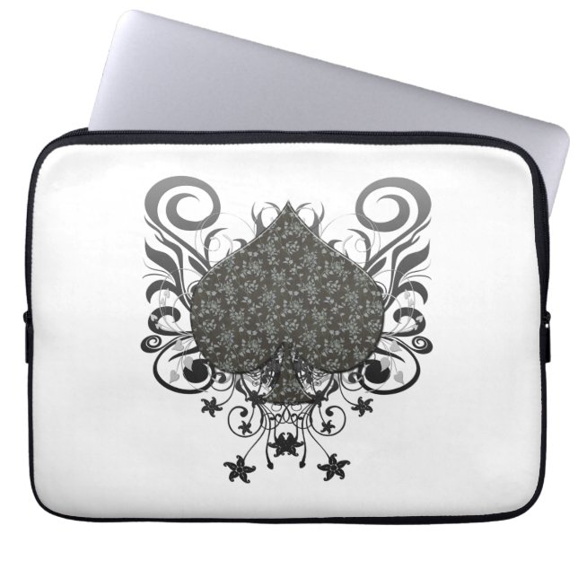 Spade Laptop Sleeve (Front)