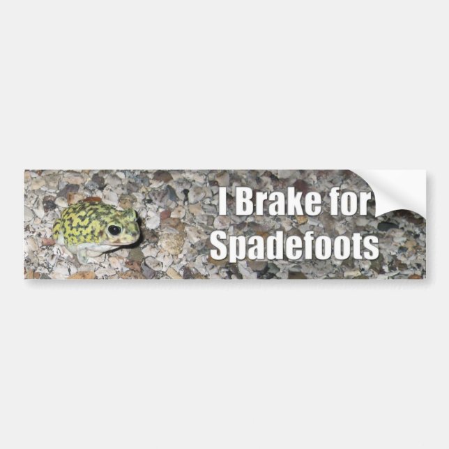 Spadefoots Bumper Sticker (Front)