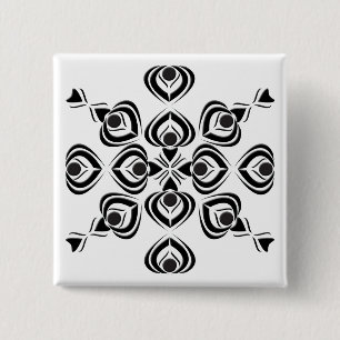 Spades 15 Cm Square Badge
