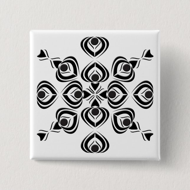 Spades 15 Cm Square Badge (Front)