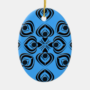 Spades Ceramic Tree Decoration