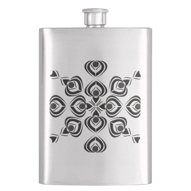 Spades Hip Flask (Front)