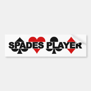Spades Player bumpersticker Bumper Sticker