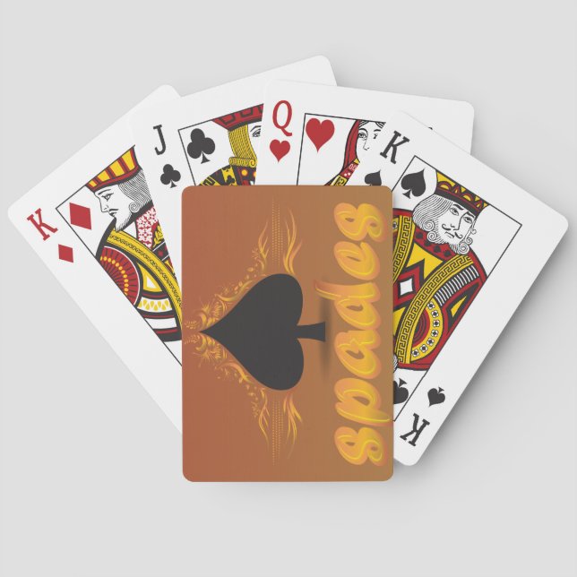 Spades playing card deck (Back)