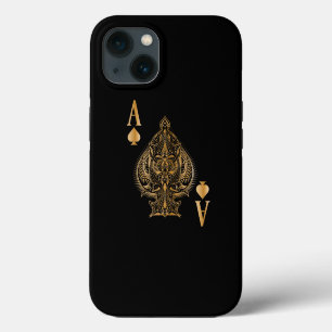 Spades Poker Ace Casino iPhone 13 Case