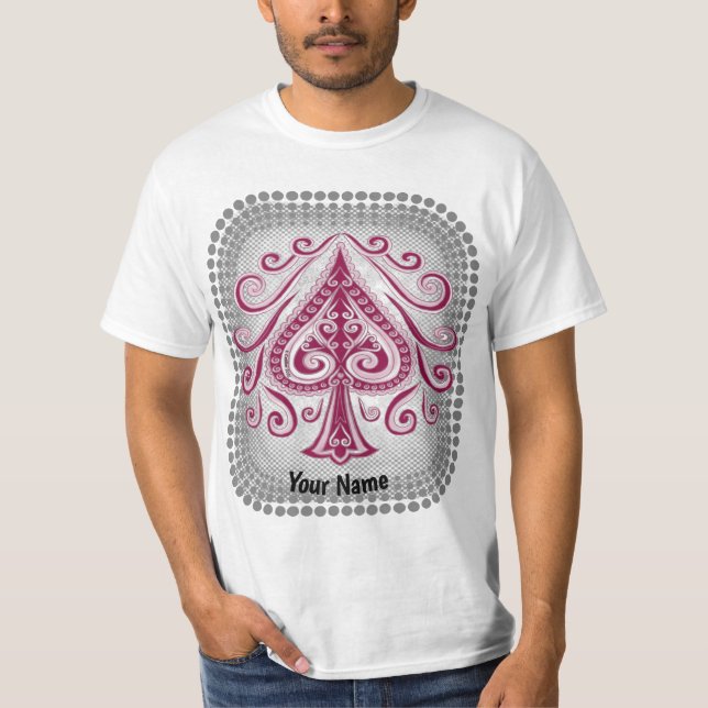 Spades  poker t-shirt (Front)