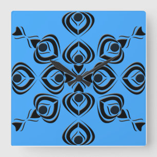 Spades Square Wall Clock