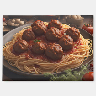 Spaghetti and Meatballs Magnet