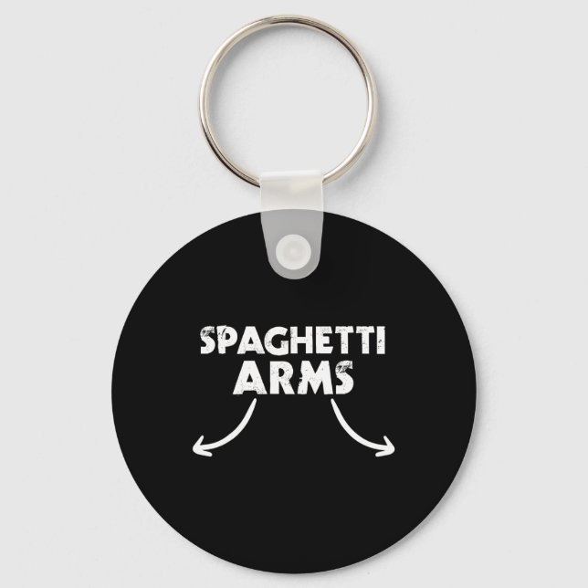 Spaghetti Arms Lifting Gym  Key Ring (Front)