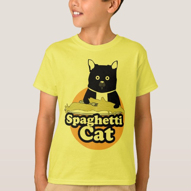 Spaghetti Cat T-Shirt (Front)