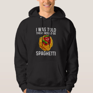 Spaghetti Design For Men Women Kids Italian Food P Hoodie