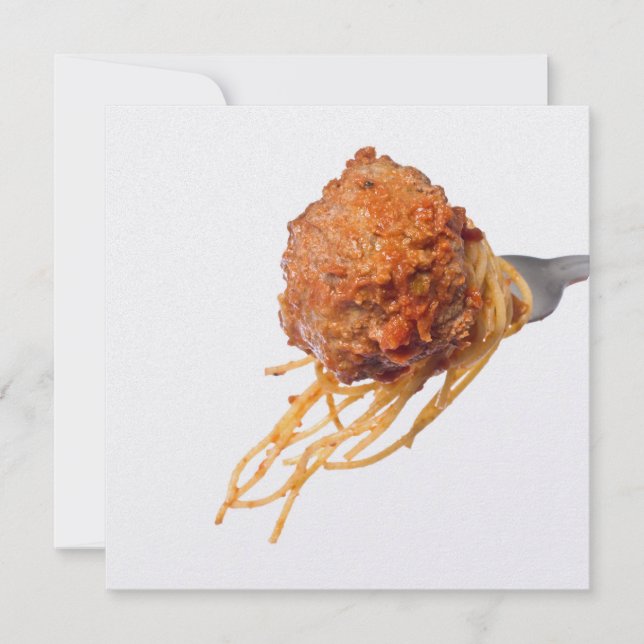 Spaghetti Dinner Invitation (Front)