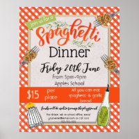 spaghetti dinner Italian school church fundraiser 