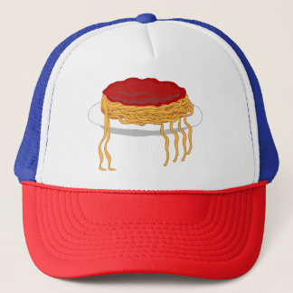 Spaghetti graphic funniest trucker hat