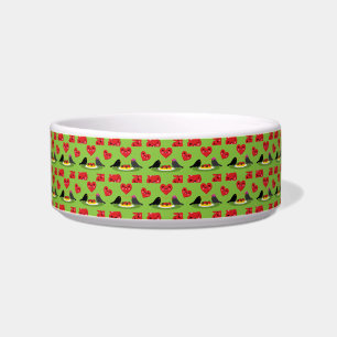 Spaghetti Meatballs Romantic Date Pattern Bowl