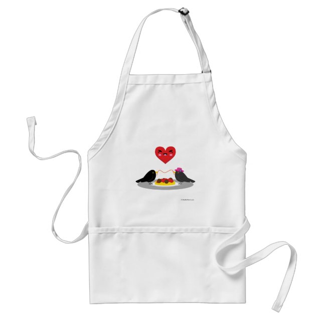 Spaghetti Meatballs Romantic Date Standard Apron (Front)