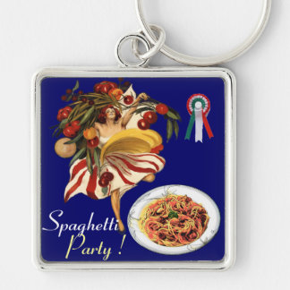 SPAGHETTI PARTY DANCE,ITALIAN KITCHEN AND TOMATOES KEY RING