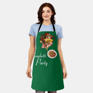 SPAGHETTI PARTY DANCE,ITALIAN KITCHEN TOMATOES AP APRON
