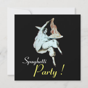 SPAGHETTI PARTY,ITALIAN KITCHEN red dinner, brunch Invitation