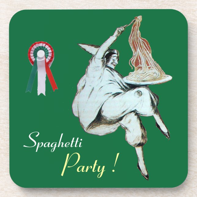 SPAGHETTI PARTY ITALIAN KITCHEN, RESTAURANT COASTER (Front)